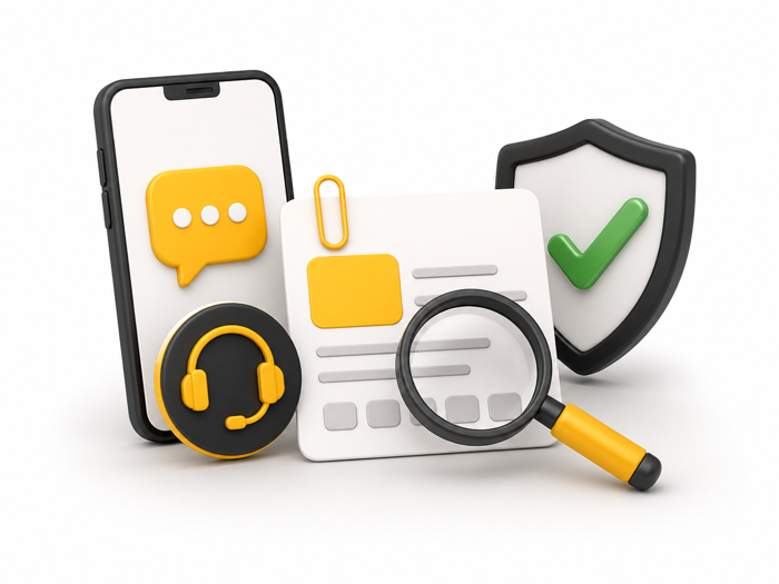 PTENOTE support checking an order reference and resolving an issue