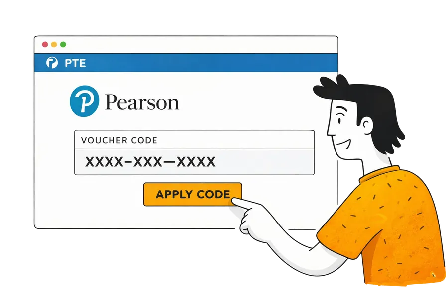 Apply PTE voucher code