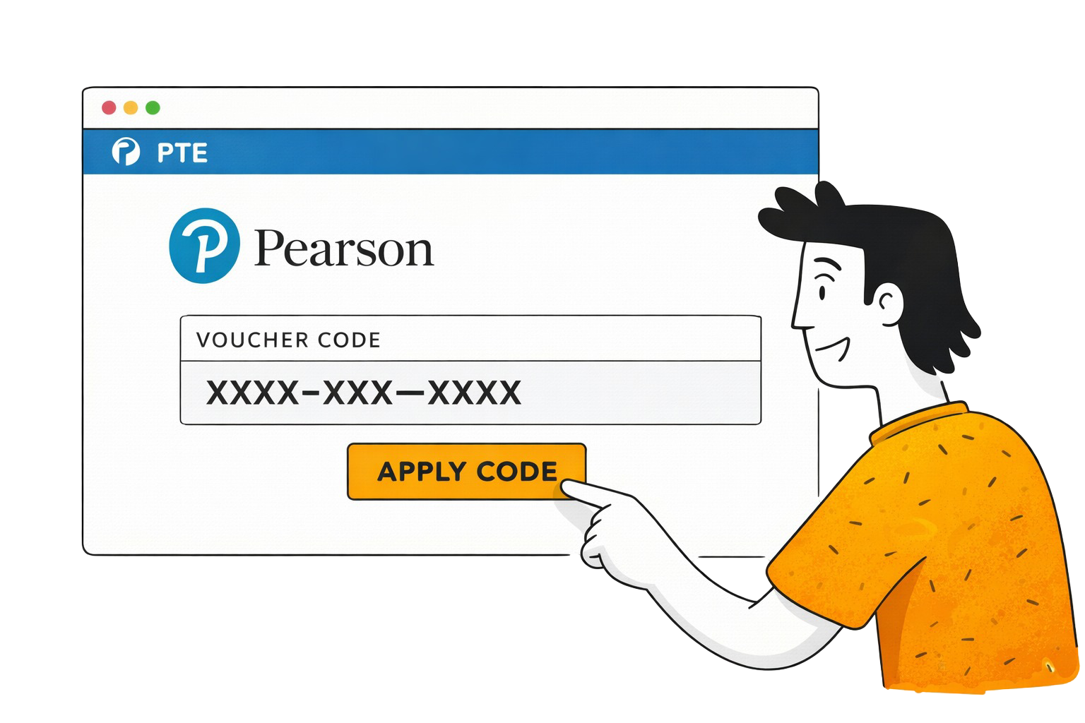 Apply PTE voucher code