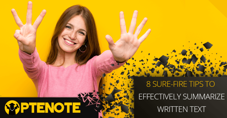 8 Sure-Fire Tips to Effectively Summarize Written Text