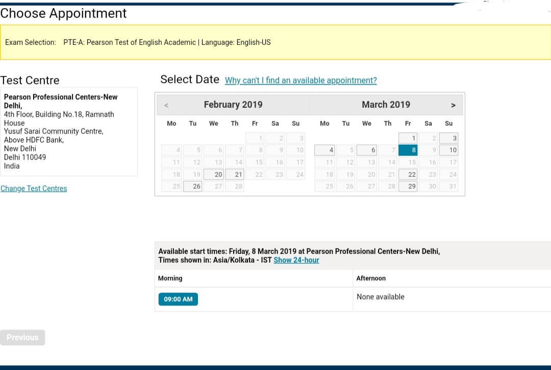 book PTE Academic using PTE Voucher