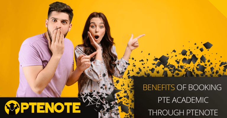Benefits of booking PTE Academic through PTENOTE