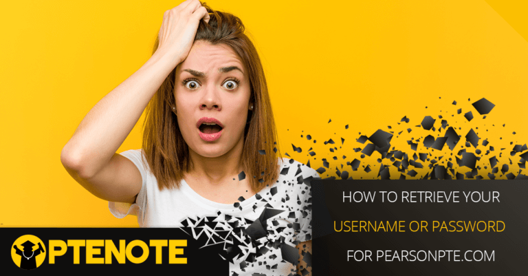 How to retrieve your account if you have forgotten username Or password for pearsonpte.com