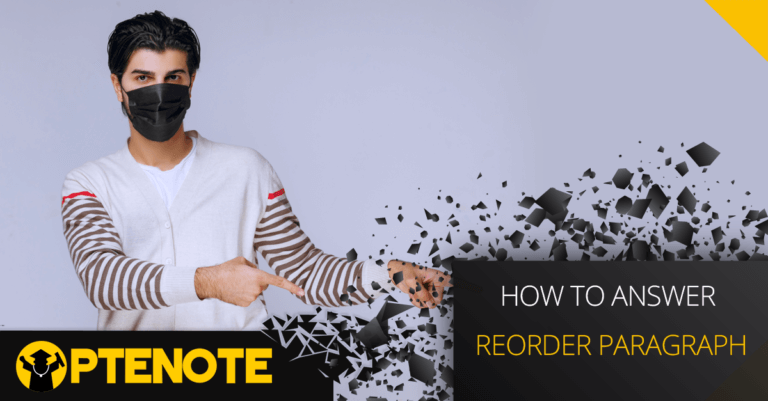 How to answer Reorder paragraph