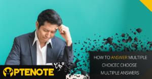 How to answer multiple choice choose multiple answers