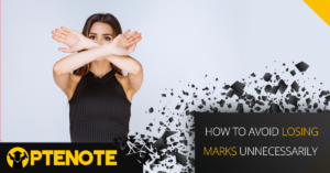 How to avoid losing marks unnecessarily