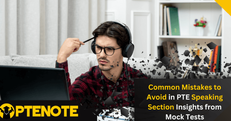Common Mistakes to Avoid in PTE Speaking Section Insights from Mock Tests