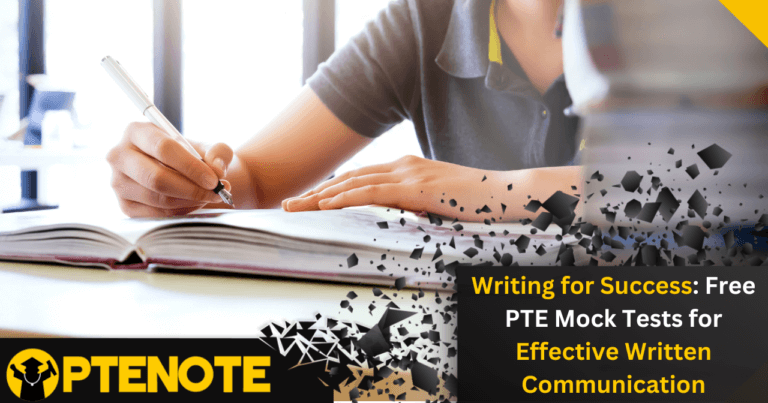 Writing for Success: Free PTE Mock Tests for Effective Written Communication