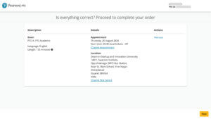Review your details