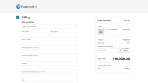 Apply PTE voucher code