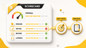 How to read a PTE mock-test scorecard
