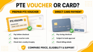 Comparing a PTE voucher with direct card payment