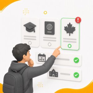 Student overlooking an incorrect PTE test type while checking date and centre
