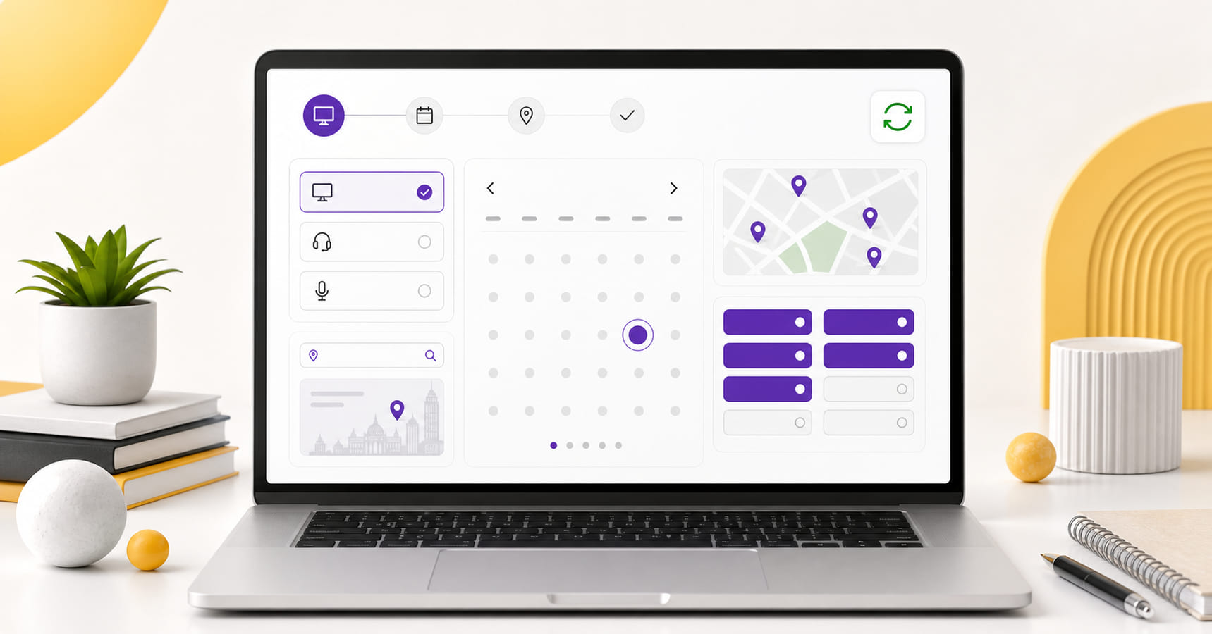 Checking live PTE exam dates, test centres and available time slots