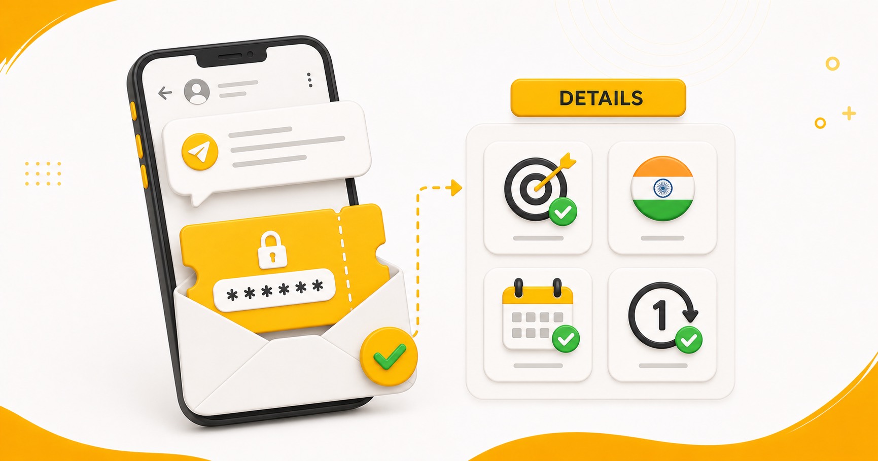 Details to send with an unused PTE voucher
