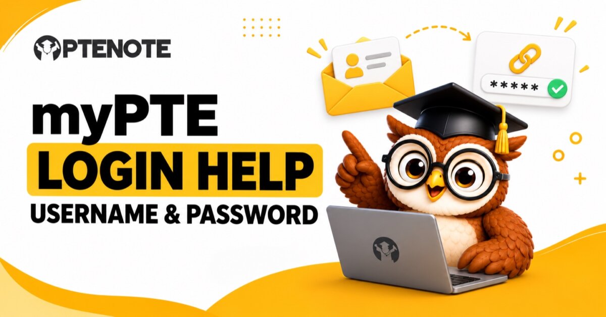 How to Recover Your myPTE Username or Reset Your Password