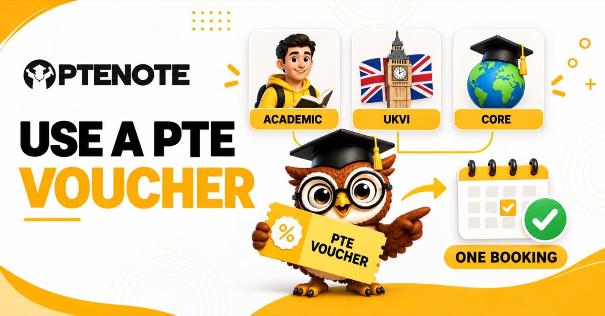 How to Use a PTE Voucher for Academic, UKVI or Core