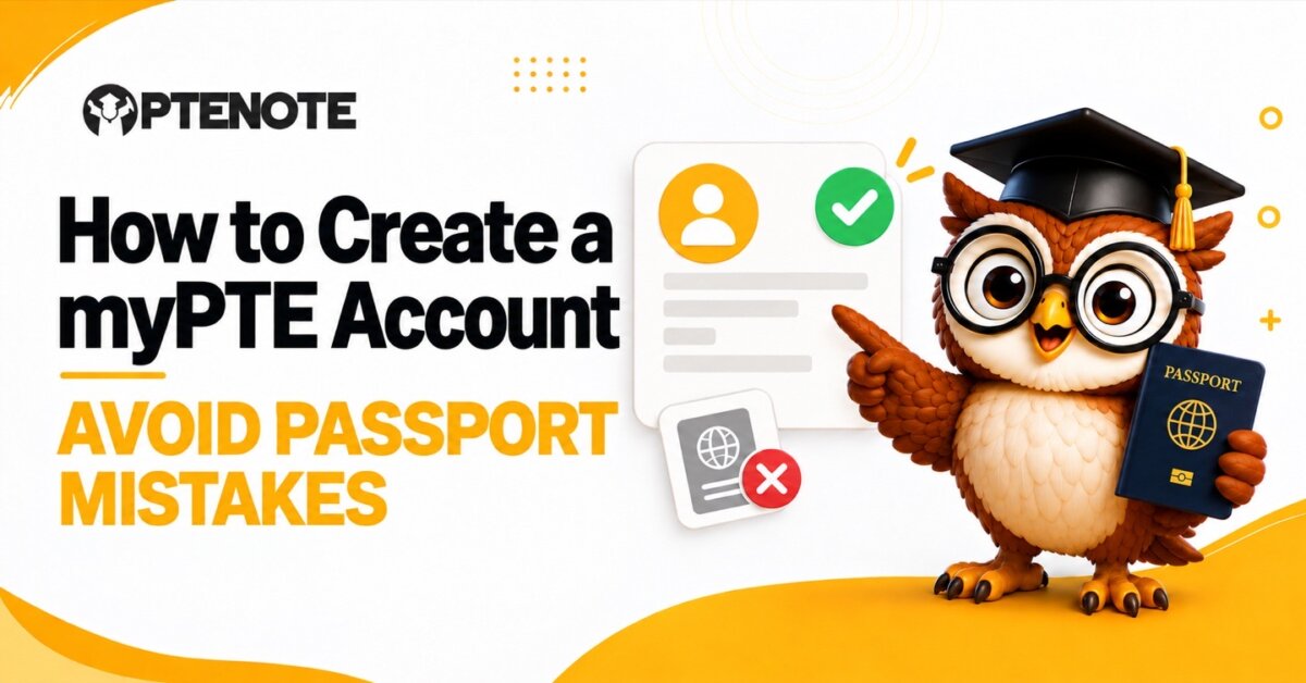 How to Create a myPTE Account and Avoid Passport Detail Mistakes