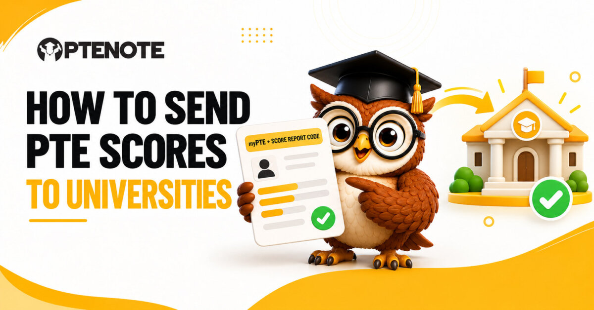 How to Send PTE Scores to Universities: myPTE and SRC Guide